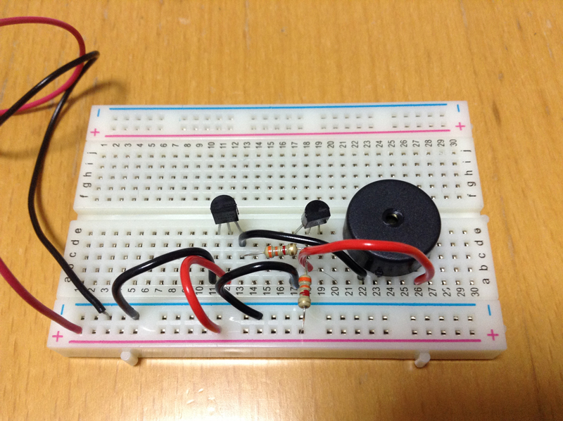 次回の親子電子工作教室の試作品です。