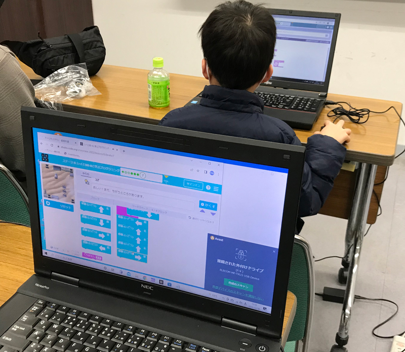 KDC｜ロボット・プログラミングレッスンの様子について
